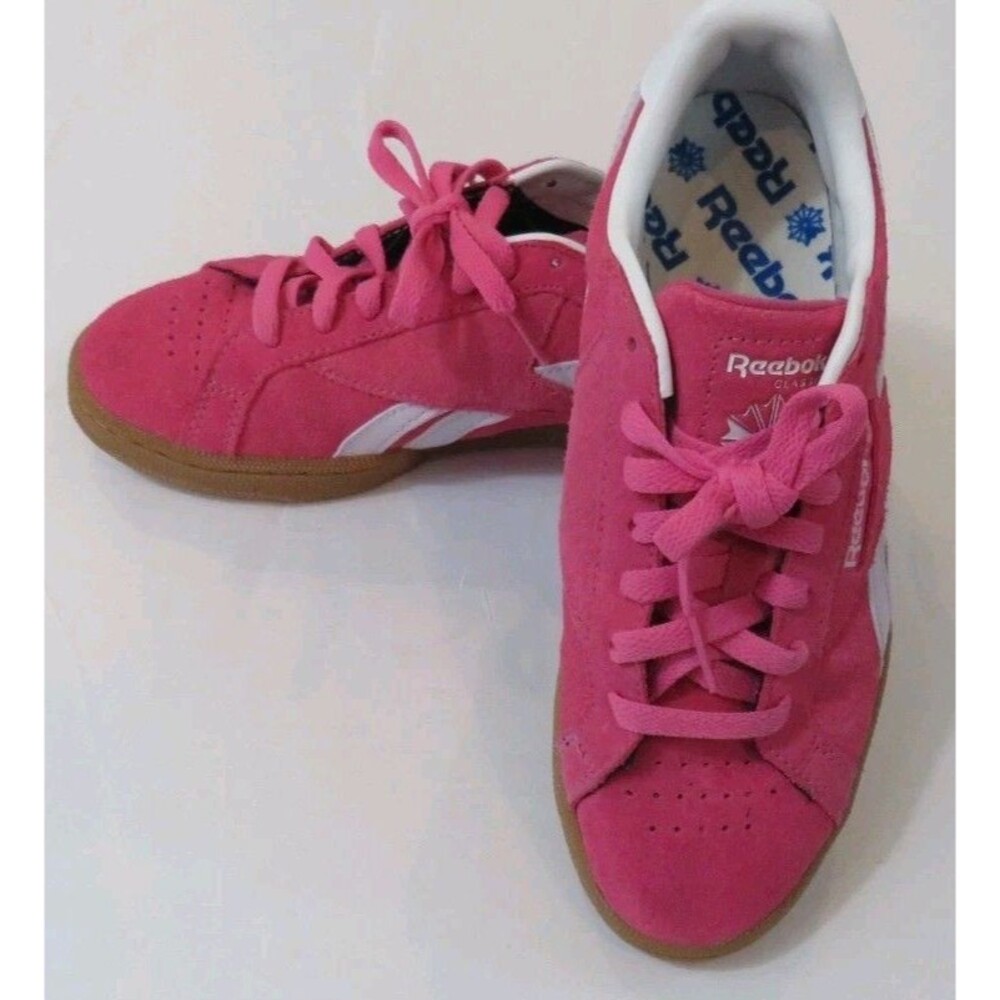 Reebok Club C Grounds UK Pink Women Casual Tennis Shoes Size 8